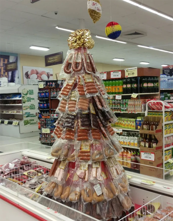 christmas tree made of meat - $1.49 25300