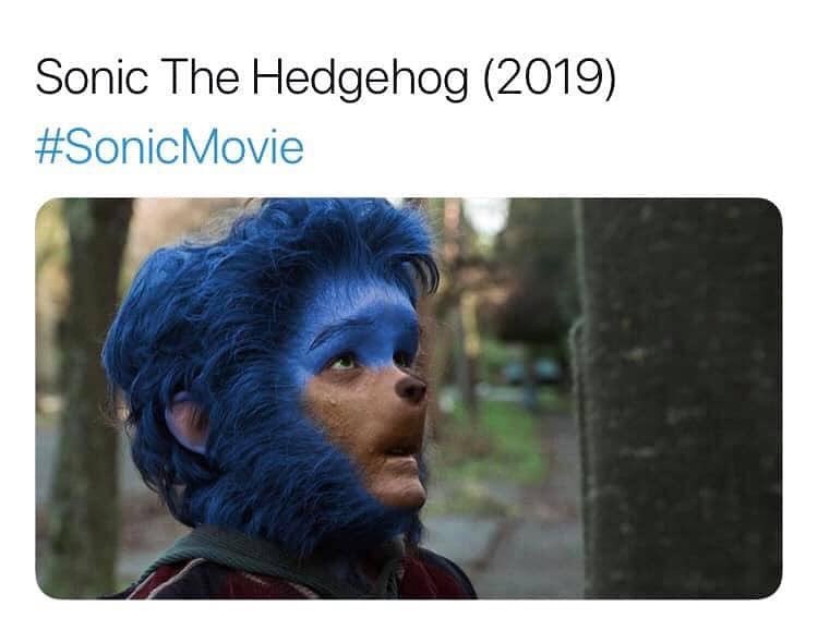 jumanji monkey kid sonic - Sonic The Hedgehog 2019