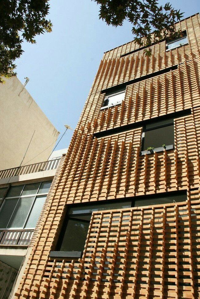 brick pattern house