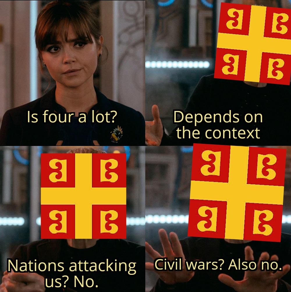 cognitive functions meme - Rosshsshesse a B Is four a lot? Depends on the context Tae B B Nations attacking Civil wars? Also no. us? No.