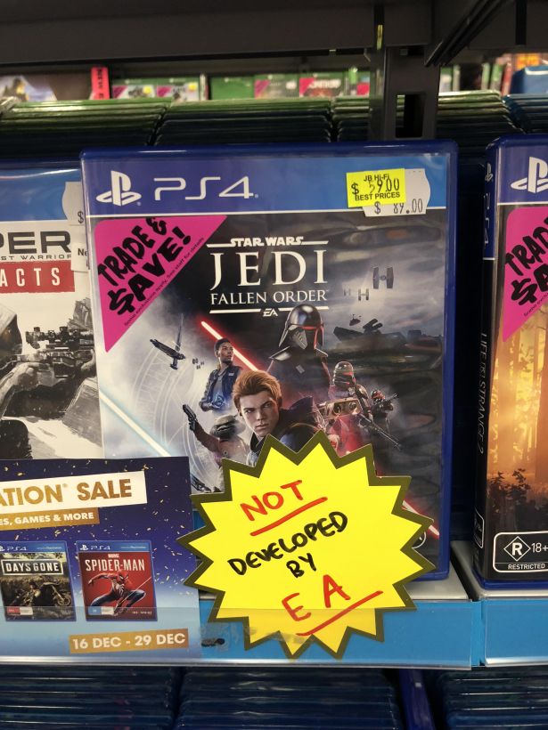 games - $ 9900 Test Prices $ 89.00 Sb PS4 Per Jedi Star Wars Acts Fallen Order Hh Tion Sale Es, Games & More Not Developed