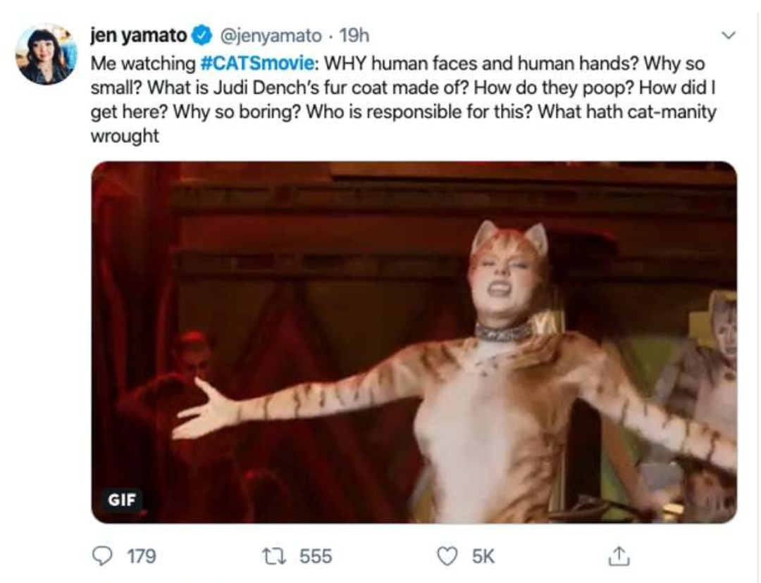 taylor swift cat breast - jen yamato . 19h Me watching Why human faces and human hands? Why so small? What is Judi Dench's fur coat made of? How do they poop? How did I get here? Why so boring? Who is responsible for this? What hath catmanity wrought Gif 