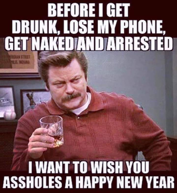 new years funny memes - Before I Get Drunk, Lose My Phone, Get Naked And Arrested Danilo I Want To Wish You Assholes A Happy New Year