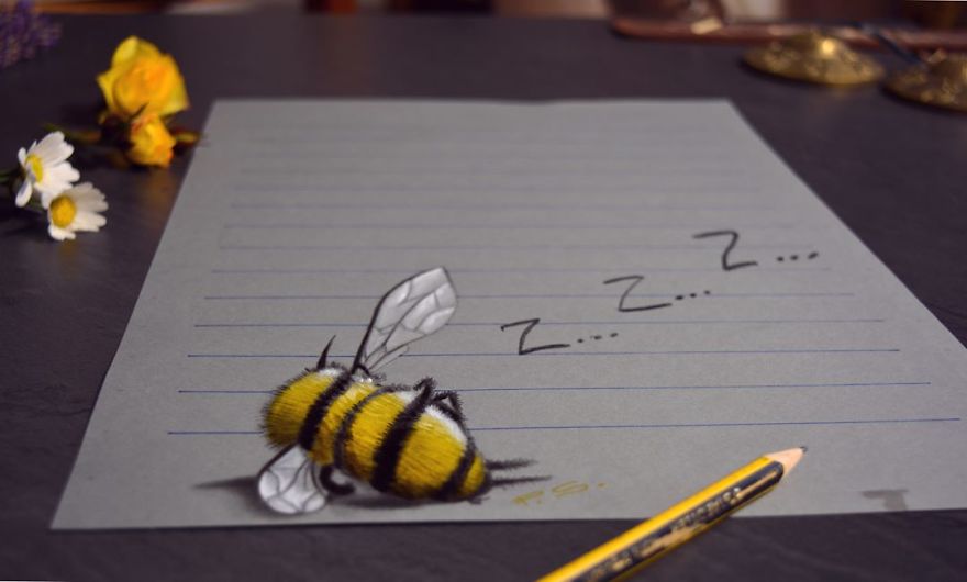 funny 3d drawings