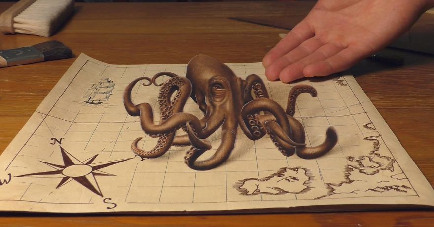 29 Amazing Drawings That Look Like They're 3D