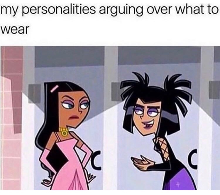 danny phantom girl memes - my personalities arguing over what to wear