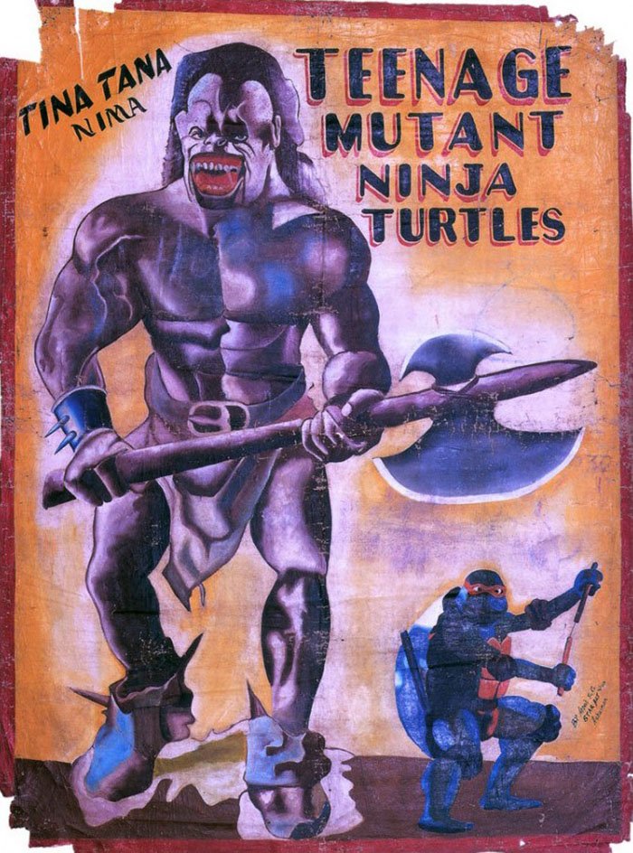 movie posters from africa - Tina Tana Nima Teenage U Mutant Ninja Turtles