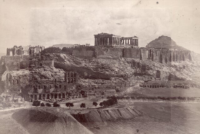 The Acropolis, Athens, Greece, 1885.