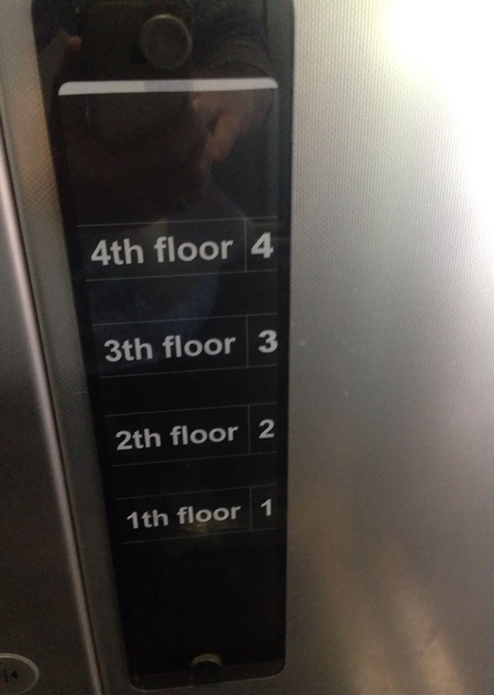 annoying imperfections - 4th floor 4 3th floor 3 2th floor 2 1th floor 1
