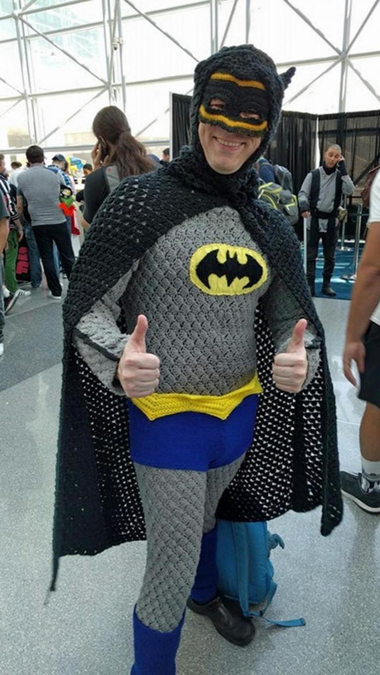 crochet batman costume