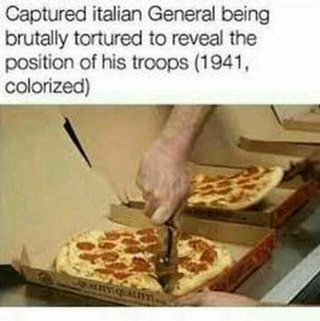 italian general being tortured - Captured italian General being brutally tortured to reveal the position of his troops 1941, colorized