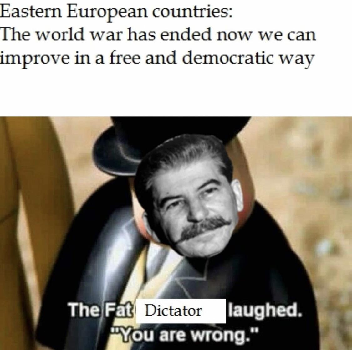 margaret bourke white stalin - Eastern European countries The world war has ended now we can improve in a free and democratic way The Fat Dictator laughed. "You are wrong."