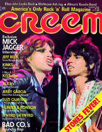 creem magazine - Elton John Looks Back. Wishbone Ash Jog Allman's Roodie Band 16 America's Only Rock 'n' Roll Magazine Crccm Exclusive Mick Jagger Interview Jeff Beck Turns Respectable Kinks Then and Non I Wos A KISSette e notki Alice'S Noster Stroke Jerr
