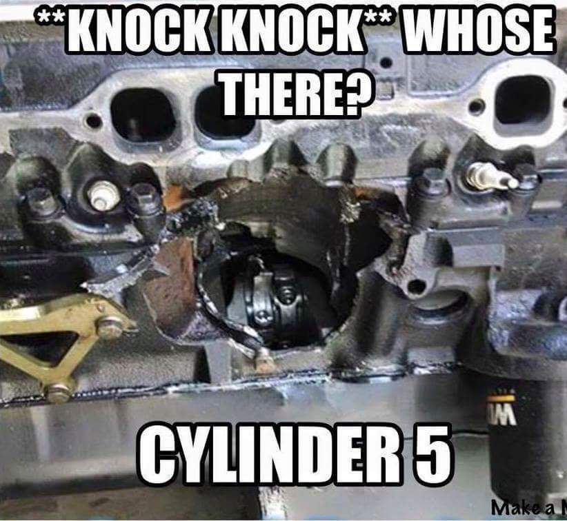 knock knock car jokes - Knock Knock Whose There? Cylinder 5 Makea