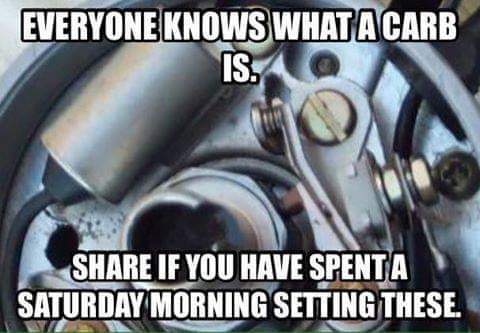 wheel - Everyone Knows What A Carb Isao If You Have Spenta Saturday Morning Setting These.