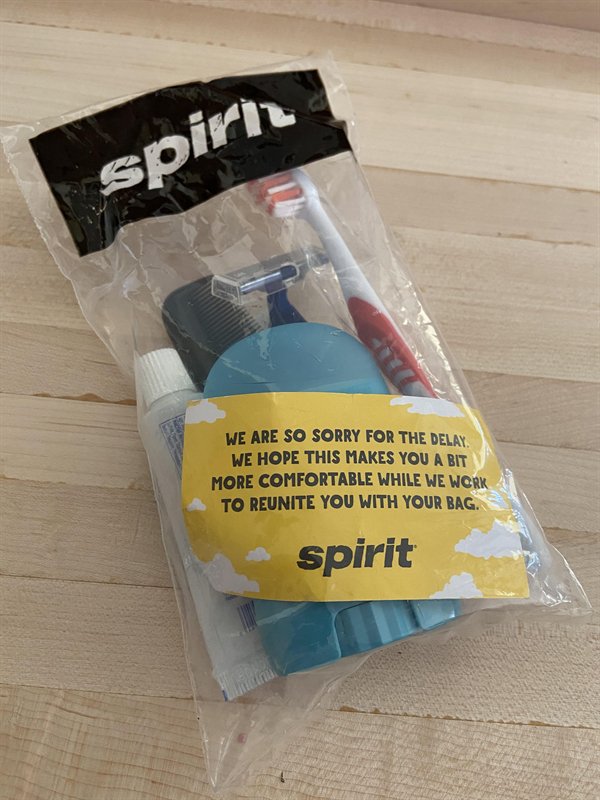 spirit airlines - spirin We Are So Sorry For The Delay We Hope This Makes You A Bit More Comfortable While We Wcrk To Reunite You With Your Bag. spirit