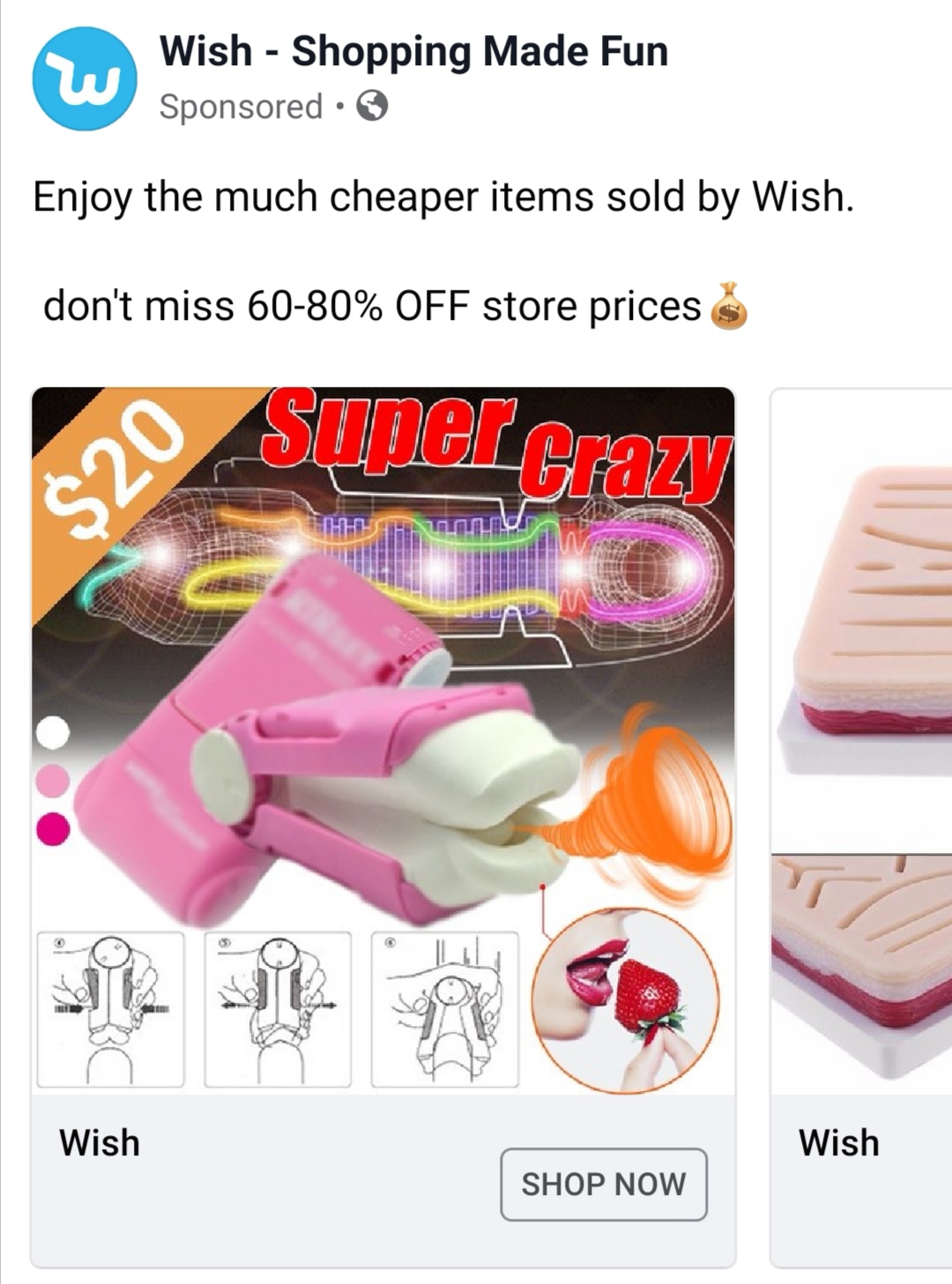 Wish Shopping Made Fun Sponsored Enjoy the much cheaper items sold by Wish. don't miss 6080% Off store prices $ La super crazy Wish Wish Shop Now