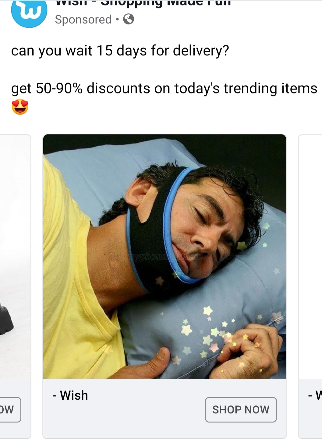 stop snoring - 9 Sponsored can you wait 15 days for delivery? get 5090% discounts on today's trending items Wish Dw Shop Now