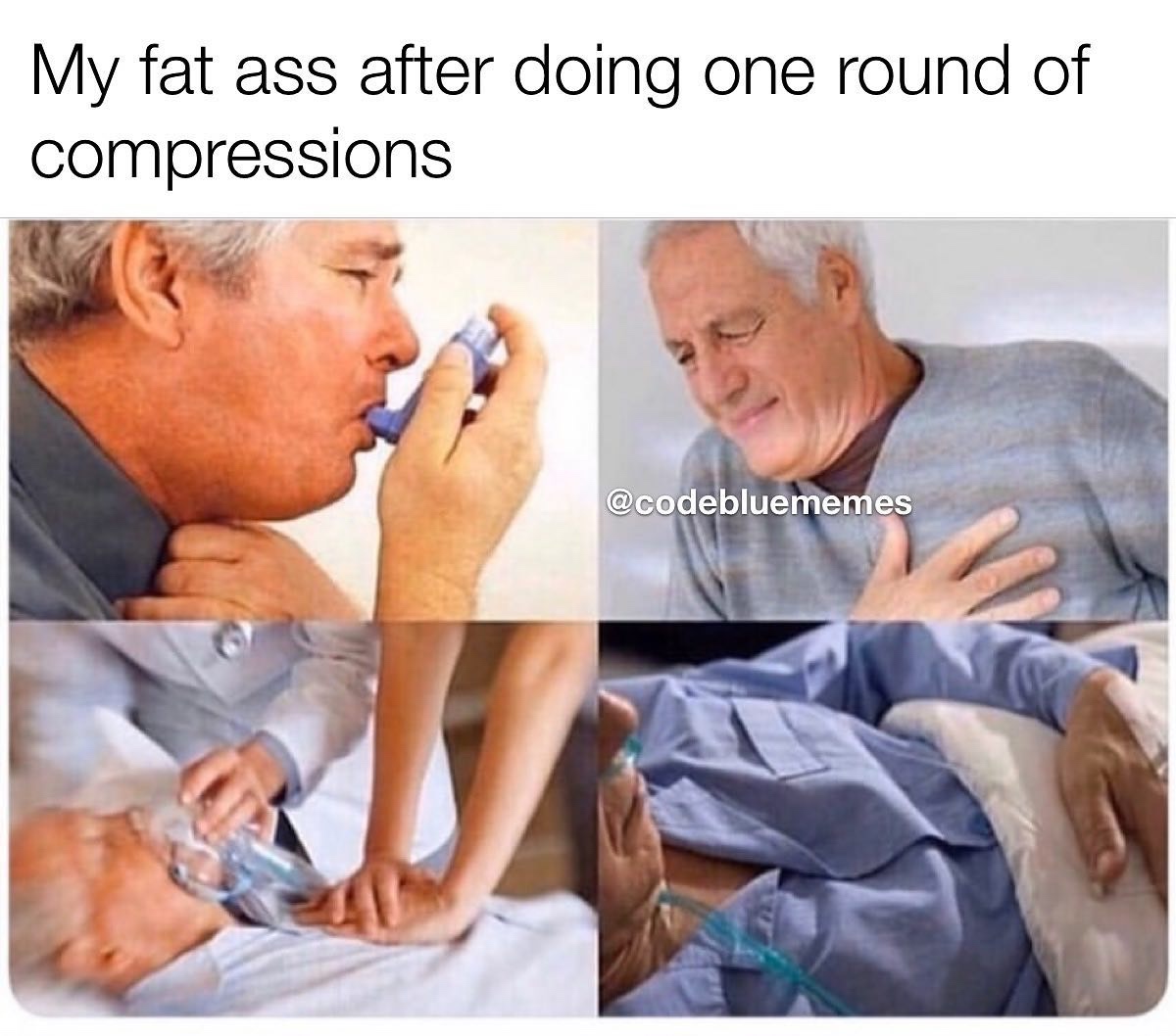 have to admit i was wrong - My fat ass after doing one round of compressions
