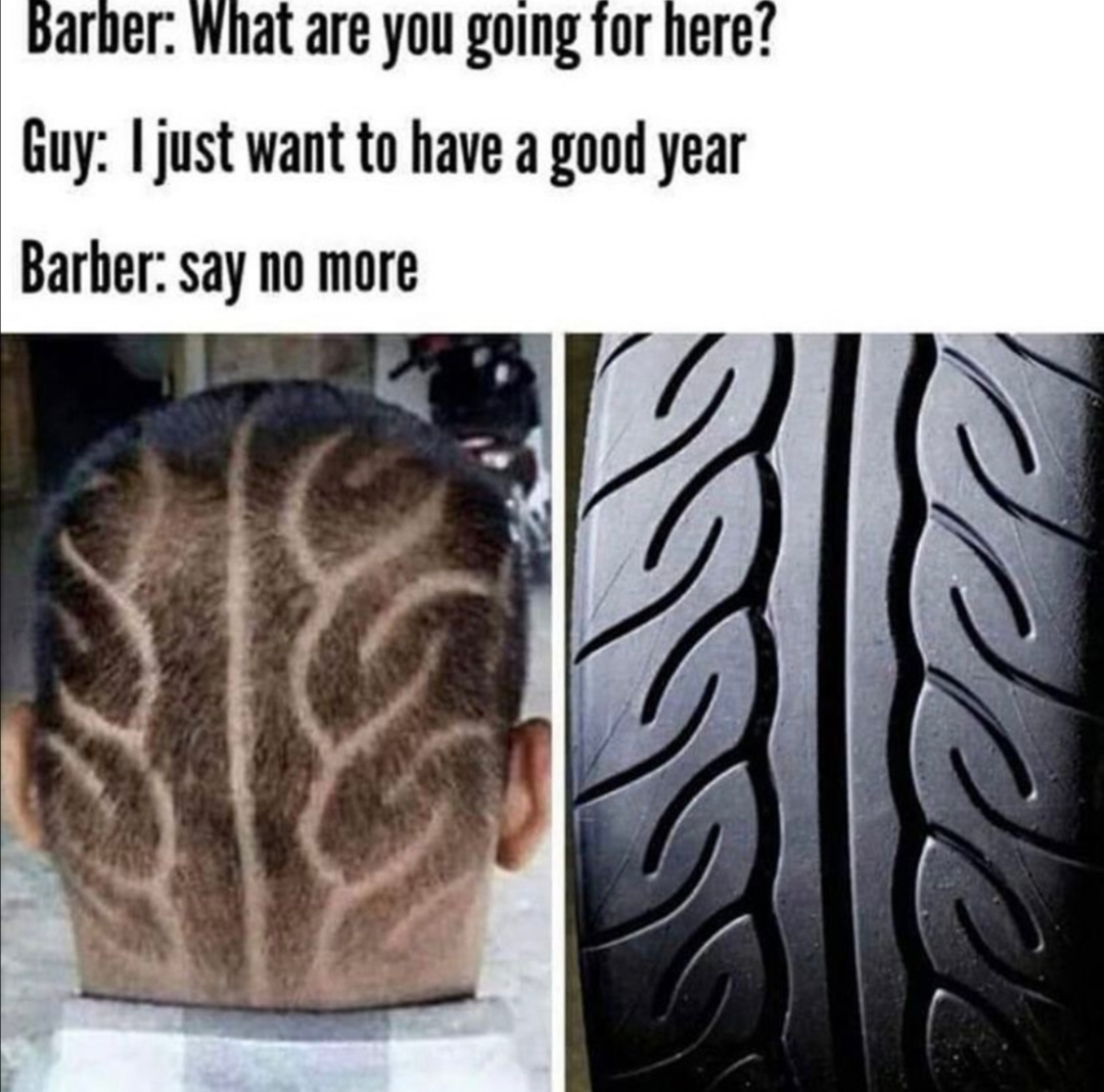 barber say no more me - Barber What are you going for here? Guy I just want to have a good year Barber say no more