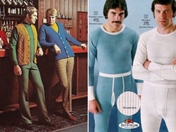 1970s thermal underwear