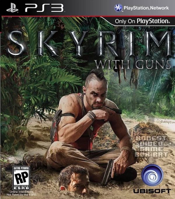 honest video game covers - far cry 3 in game - de PS3 PlayStation Network Only On PlayStation. Isky Th Guns Detein Erme 30 Prt Rating Penning Online Interactions Not Rated by the Esrb Ubisoft