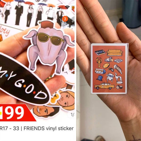 Sticker - My God 1990 1 R17 33 Friends vinyl sticker