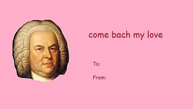 valentines day cards - come bach my love To From