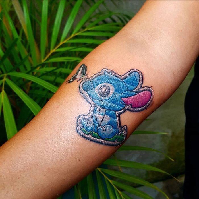 embroidered patch tattoo