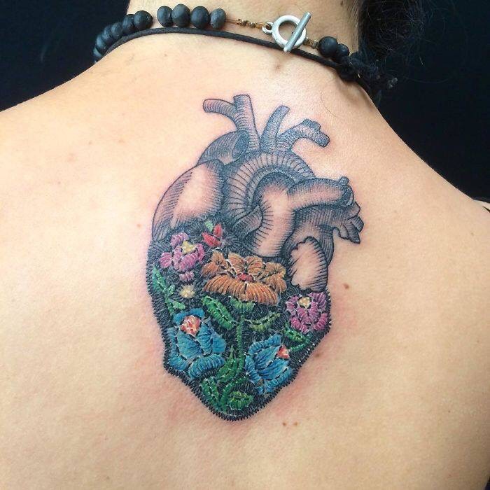 embroidery tattoo