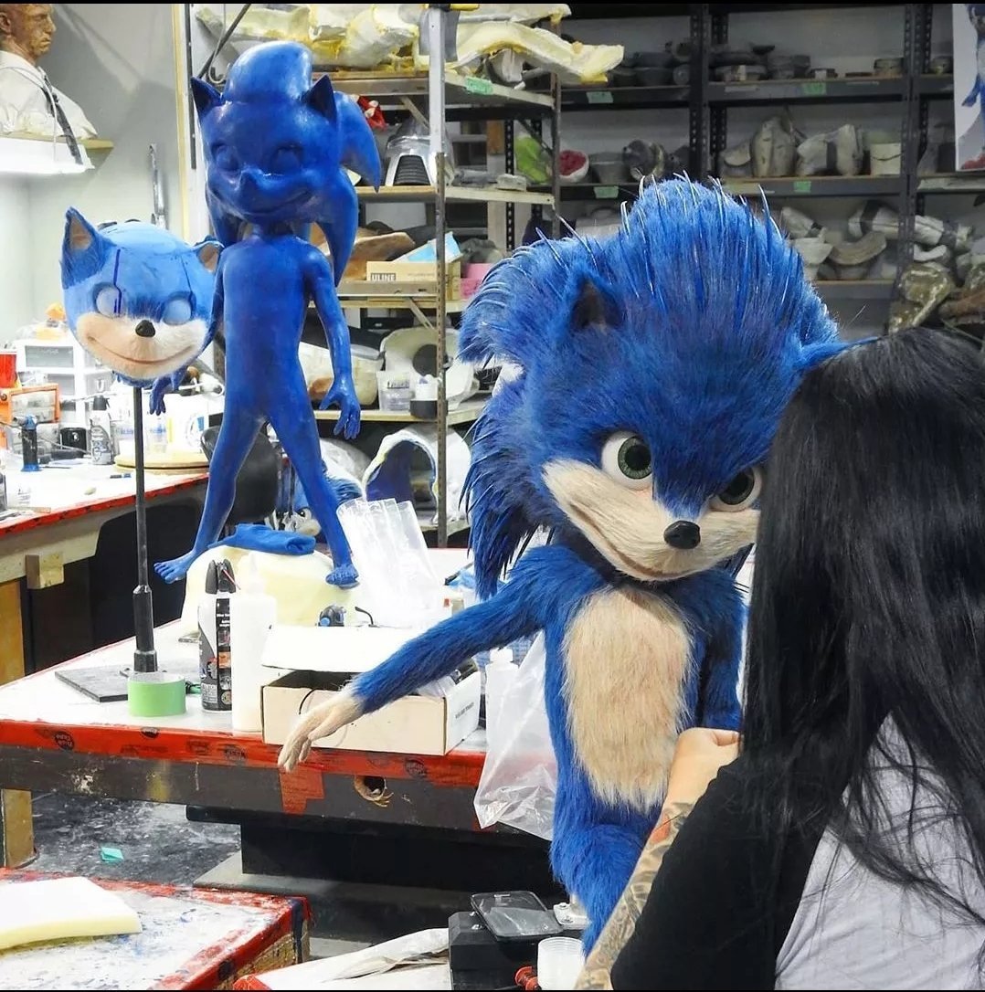 Behind The Scene Photos From The Sonic Movie Show A Surprise