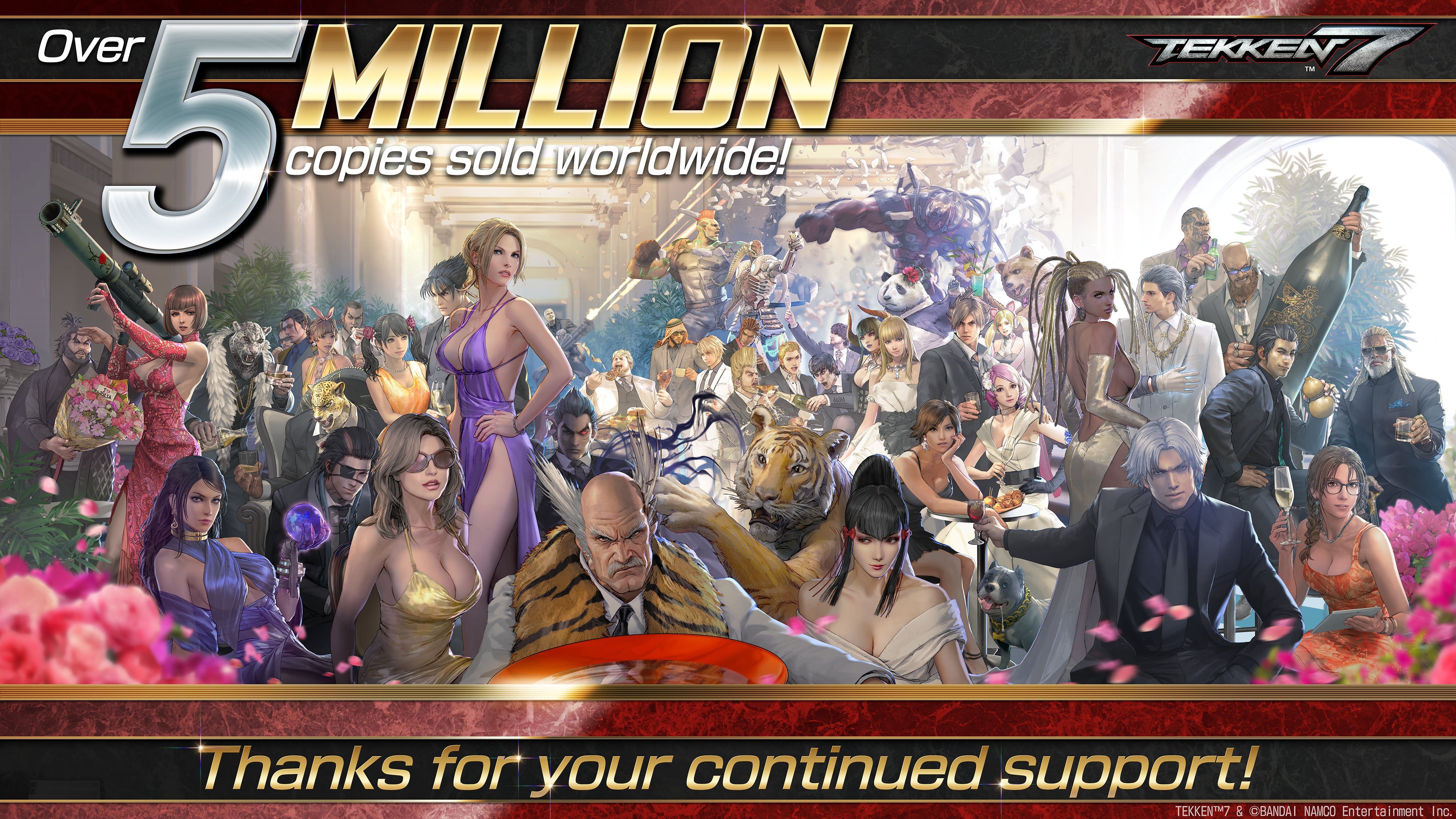 tekken 7 4 million copies - Over Tekken copies sold worldwide! Thanks for your continued support!