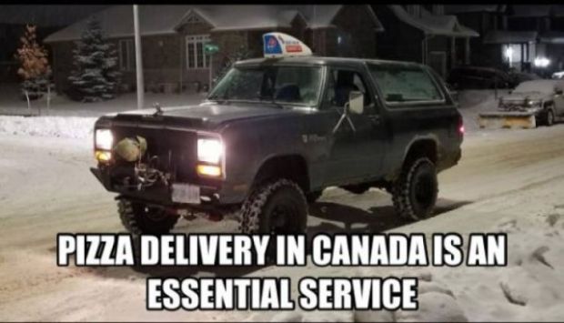 canadian pizza delivery - Pizza Delivery In Canada Is An Essential Service
