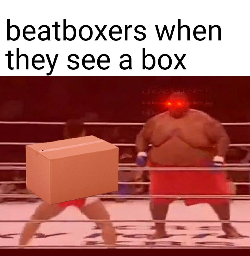 fat guy vs - beatboxers when they see a box