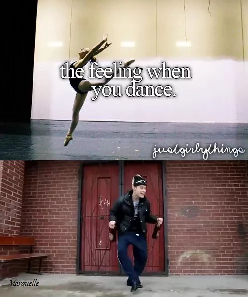 just girly things dance - the feeling when you dance. justgirly things Marquelle