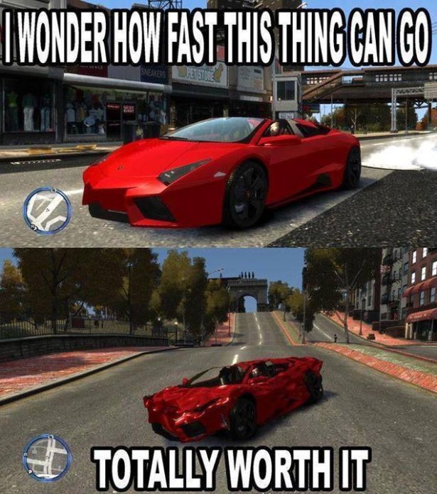 car game memes - Wonder How Fast This Thing Canco Snenes Et Store Totally Worth It
