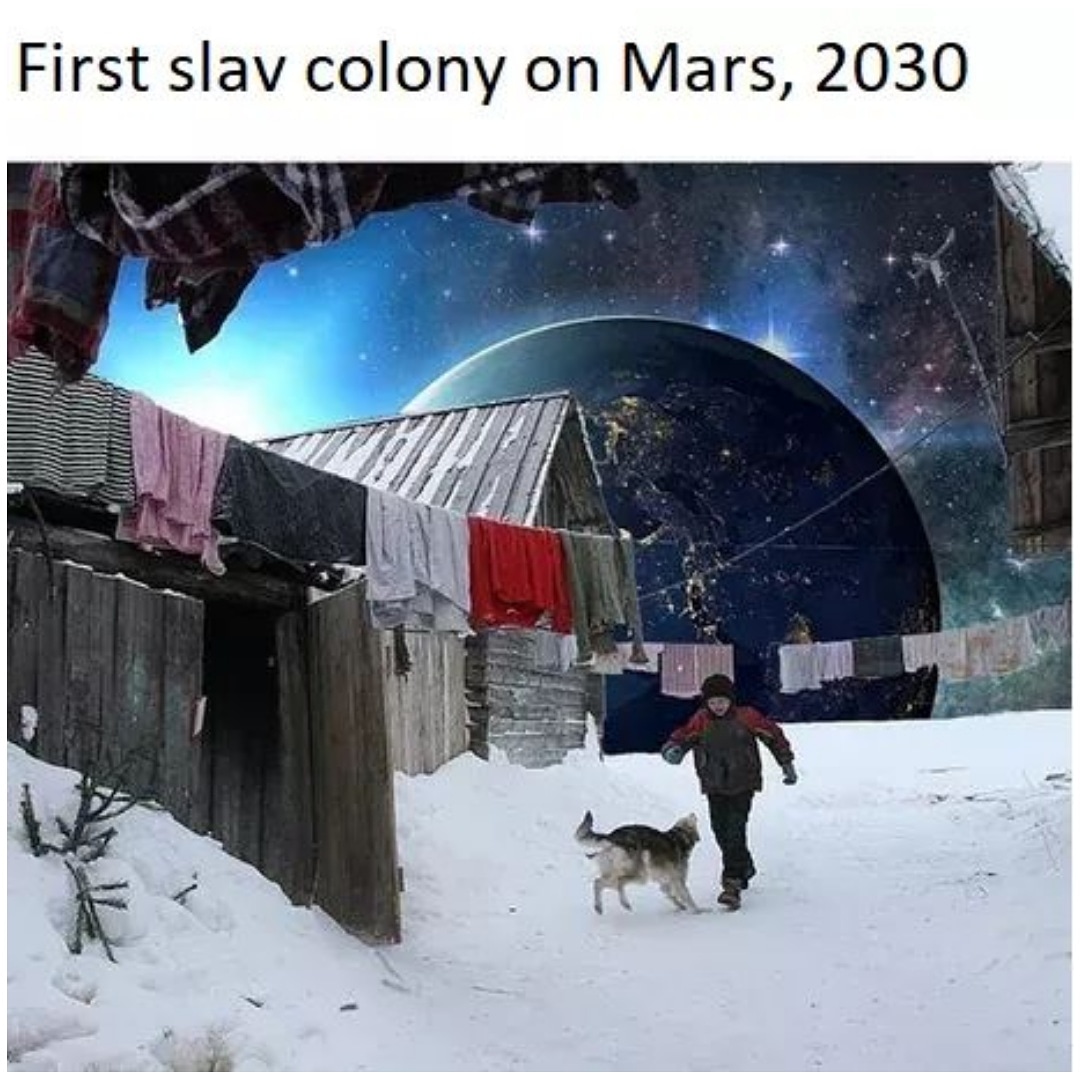 snow - First slav colony on Mars, 2030