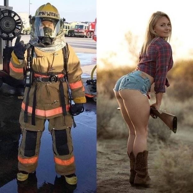 21 Women Who Look Good In Uniform And Even Better Without It