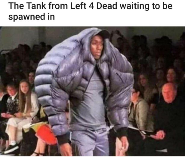 funny gaming memes - fallout 3 mirelurk - The Tank from Left 4 Dead waiting to be spawned in