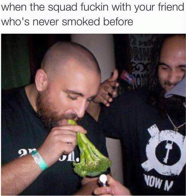beard - when the squad fuckin with your friend who's never smoked before 51. Nown