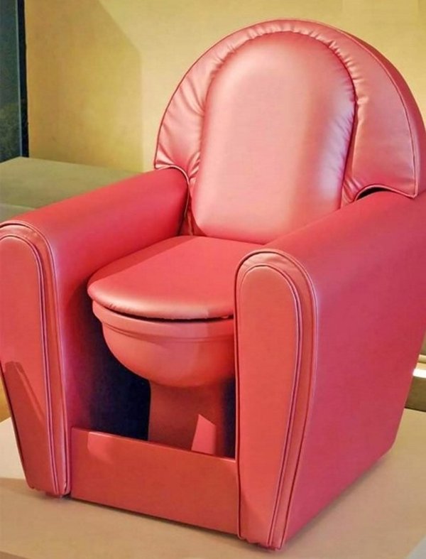 toilet couch