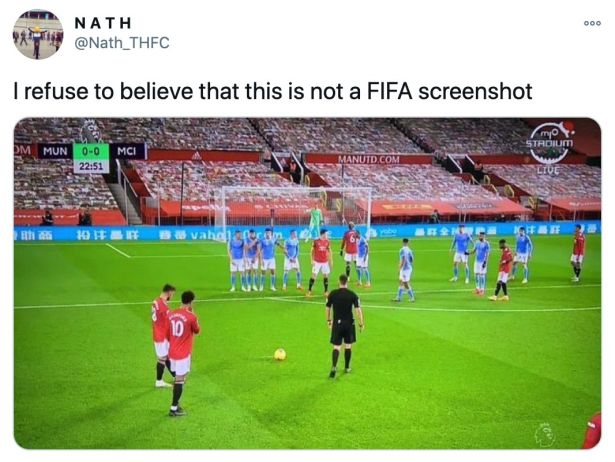 funny gaming memes - I refuse to believe that this is not a Fifa screenshot
