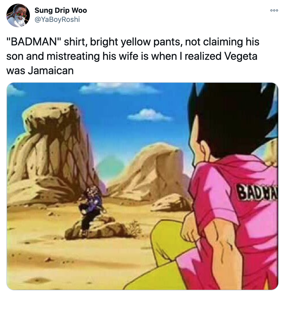 ghetto dragon ball memes - BADMAN shirt