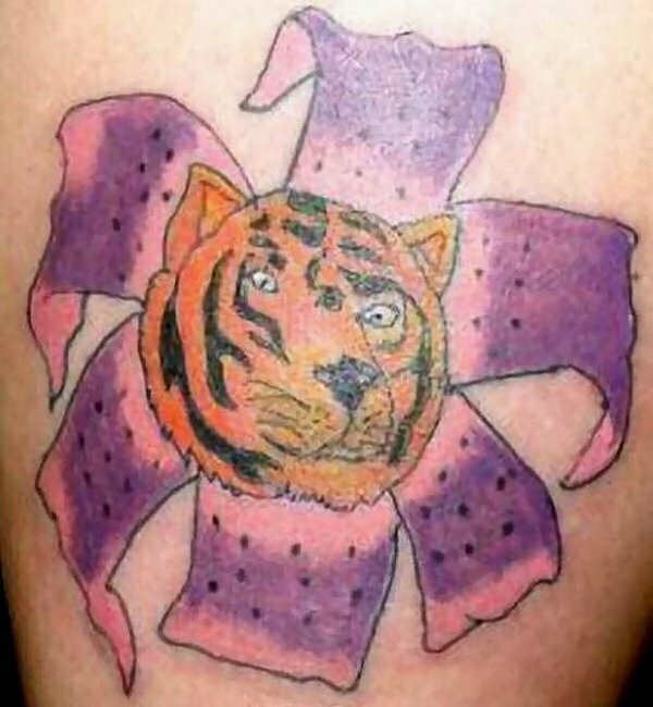 tiger lily tattoo fail