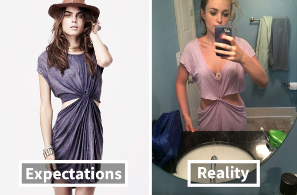 good expectations bad reality diy clothes fail - Expectations Reality