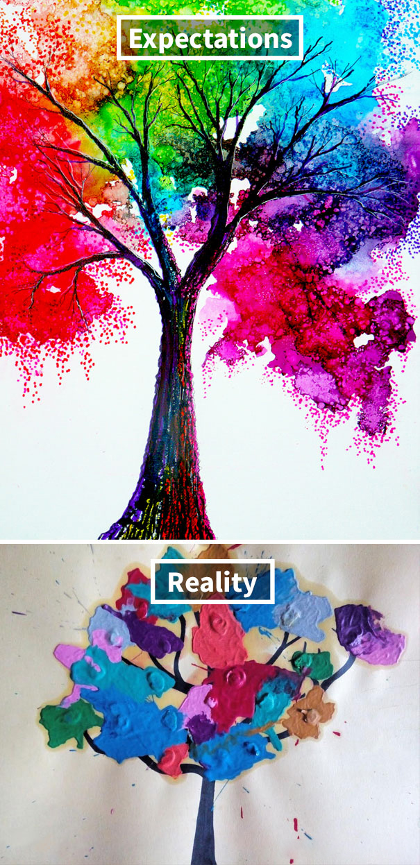 good expectations bad reality art trees - Expectations Reality
