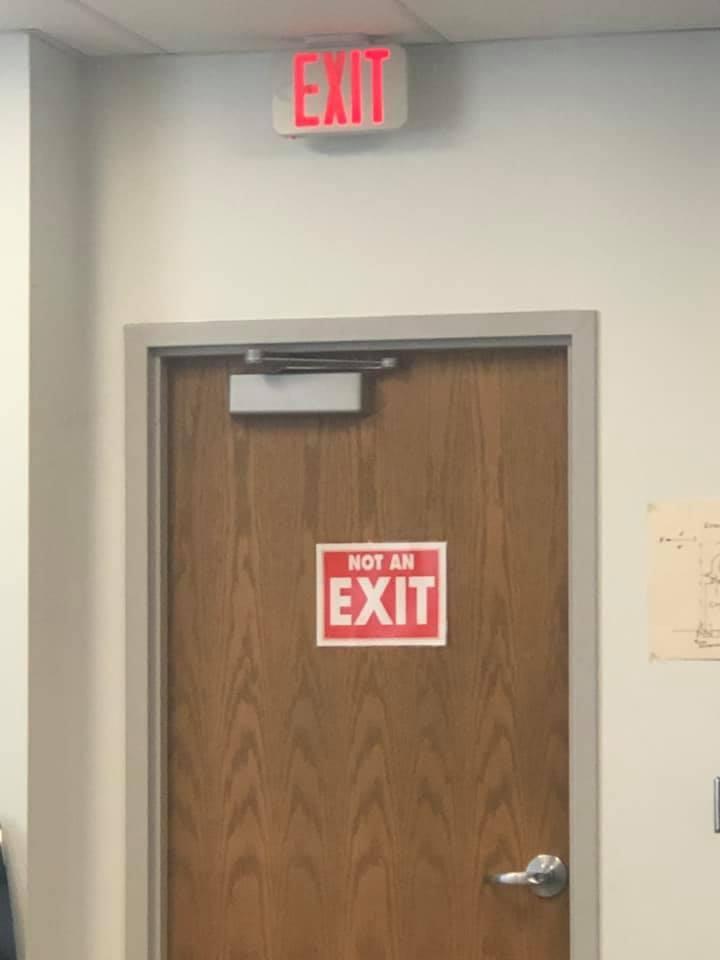 funny pics - Exit Not An Exit