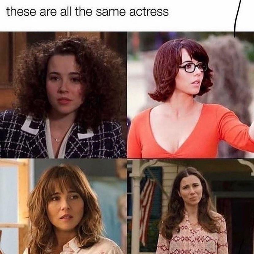 these are all the same actress - these are all the same actress