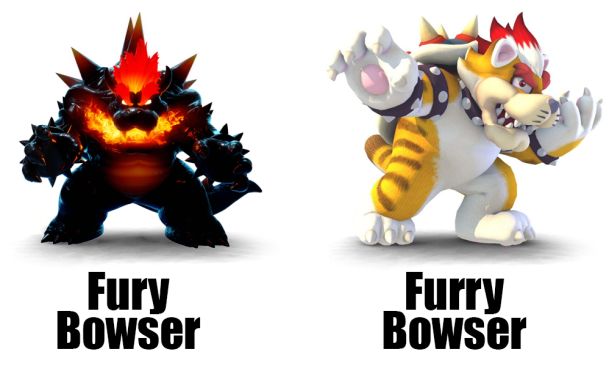 funny gaming memes - Fury Bowser Furry Bowser
