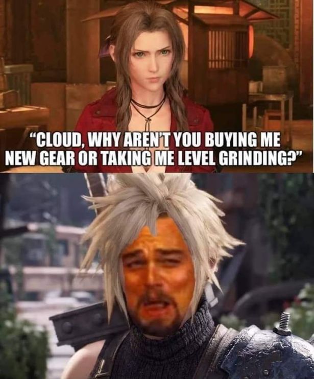 funny gaming memes - cloud remake png -